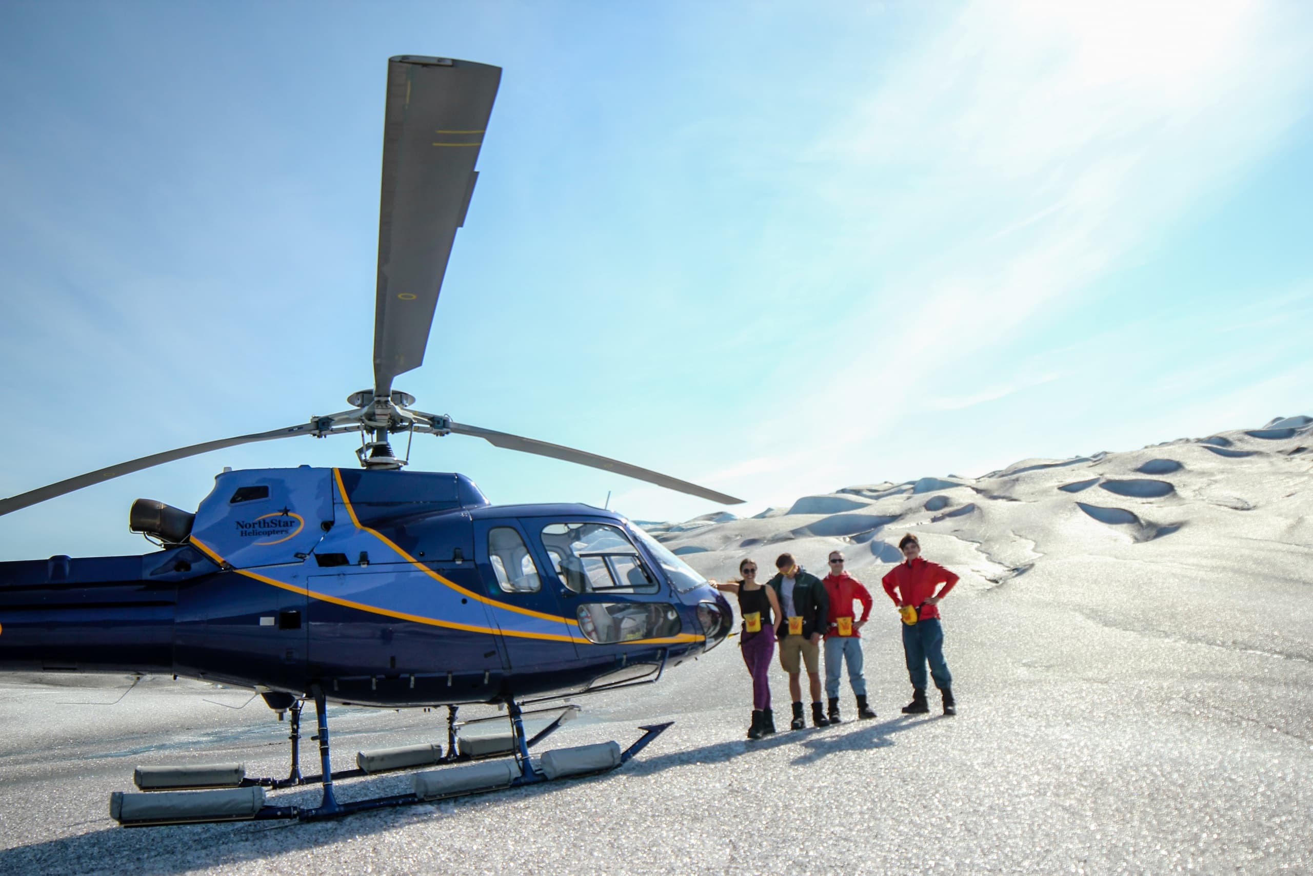 Helicopter Flightseeing and Glacier Landing Tour