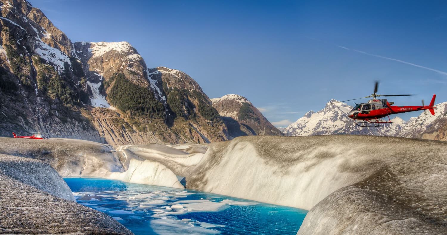 Glacier Discovery By Helicopter